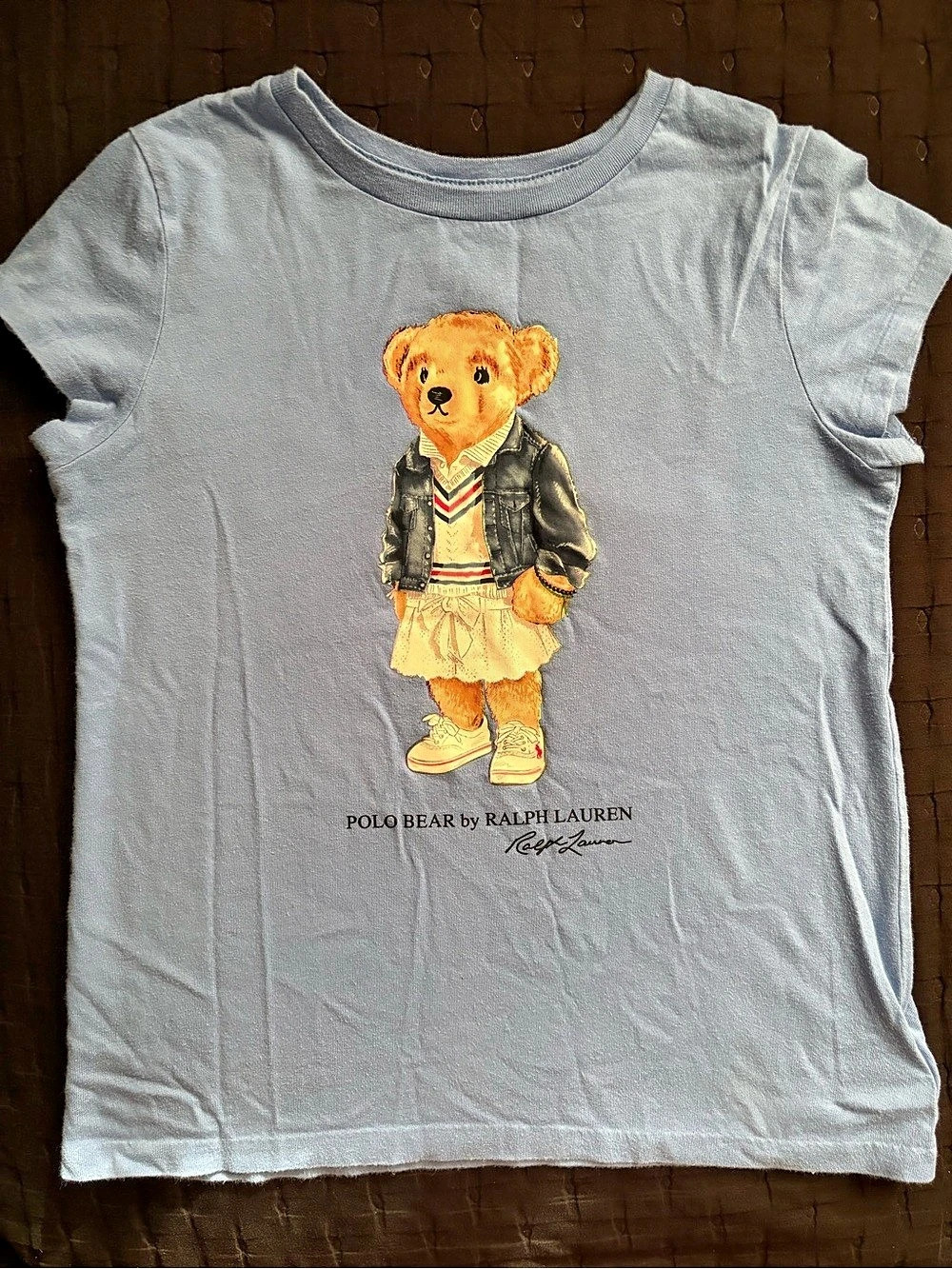 Polo Ralph Lauren Polo Bear Cotton Jersey Tee Medium Blue